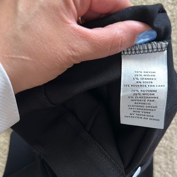 Jason Wu Wide Leg Pleated Black Trousers Women’s 12 Dress Pants - Picture 4 of 10